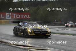 #18 BLACK FALCON (DEU) MERCEDES SLS AMG GT3 OLIVER MORLEY (GBR) SEAN JOHNSTON (USA) MARO ENGEL (DEU) BERND SCHNEIDER (DEU) 23-26.07.2015. Blancpain Endurance Series, Rd 4, 24 Hours of Spa, Spa-Francorchamps, Belgium.