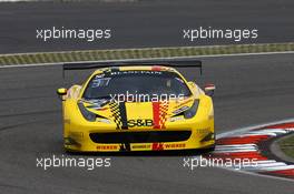 #52 AF CORSE (ITA) FERRARI 458 ITALIA ADRIAN DE LEENER (BEL) CEDRIC SBIRRAZZUOLI (MCO) 19-20.09.2015. Blancpain Endurance Series, Rd 6, Nurburgring, Germany.