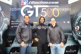 STEPHANE RATEL (FRA) CEO OF STEPHANE RATEL ORGANISATION WITH STEVE MYERS (USA) VICE PRESIDENT OF IRACING 19-20.09.2015. Blancpain Endurance Series, Rd 6, Nurburgring, Germany.