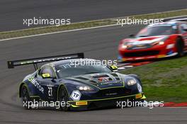 #27 TF SPORT (GBR) ASTON MARTIN VANTAGE GT3 SALIK YOLUK (TUR) BRADLEY ELLIS (GBR) EUAN HANKEY (GBR) 19-20.09.2015. Blancpain Endurance Series, Rd 6, Nurburgring, Germany.