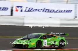 #19 GRT GRASSER RACING TEAM (AUT) LAMBORGHINI HURACAN GT3 ANDREW PALMER (USA) FABIO BABINI (ITA) JEROEN MUL (NDL) 19-20.09.2015. Blancpain Endurance Series, Rd 6, Nurburgring, Germany.
