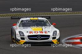 #99 ROWE RACING (DEU) MERCEDES SLS AMG GT3 NICO BASTIAN (DEU) STEF DUSSELDORP (NDL) DANIEL JUNCADELLA (SPA) 19-20.09.2015. Blancpain Endurance Series, Rd 6, Nurburgring, Germany.