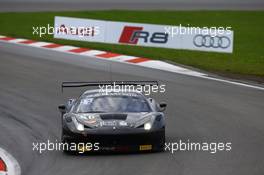 #66 BLACK PEARL BY RINALDI RACING (DEU) FERRARI F458 ITALIA GT3 STEVE PARROW (DEU) PIERRE KAFFER (DEU) DOMINIK SCHWAGER (DEU) 19-20.09.2015. Blancpain Endurance Series, Rd 6, Nurburgring, Germany.
