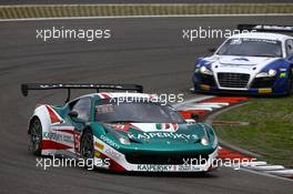 #50 AF CORSE (ITA) FERRARI 458 ITALIA ALEXANDER MOISEEV (RUS) GARRY KONDAKOV (RUS) RICARDO RAGAZZI (ITA) 19-20.09.2015. Blancpain Endurance Series, Rd 6, Nurburgring, Germany.