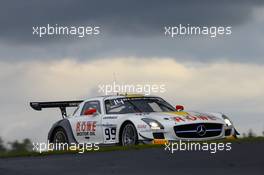 #99 ROWE RACING (DEU) MERCEDES SLS AMG GT3 NICO BASTIAN (DEU) STEF DUSSELDORP (NDL) DANIEL JUNCADELLA (SPA) 19-20.09.2015. Blancpain Endurance Series, Rd 6, Nurburgring, Germany.