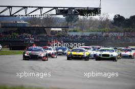 #3 BELGIAN AUDI CLUB TEAM WRT (BEL) AUDI R8 LMS ULTRA GT3 STEPHANE ORTELLI (MCO) STEPHANE RICHELMI (MCO) 05-06.04.2015 Blancpain Sprint Series, Round 1, Nogaro, Frannce, Coupes De Paques, France