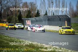 #7O GT RUSSIAN TEAM (RUS) MERCEDES SLS AMG GT3 ALEXEI KARACHEV (RUS) BERND SCHNEIDER (DEU) 05-06.04.2015 Blancpain Sprint Series, Round 1, Nogaro, Frannce, Coupes De Paques, France