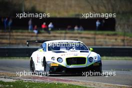 #84 BENTLEY TEAM HTP (DEU) BENTLEY CONTINENTAL GT3 MAXIMILAN BUHK (DEU) VINCENT ABRIL (FRA) 05-06.04.2015 Blancpain Sprint Series, Round 1, Nogaro, Frannce, Coupes De Paques, France