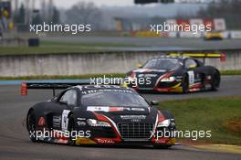 #4 BELGIAN AUDI CLUB TEAM WRT (BEL) AUDI R8 LMS ULTRA GT3 JAMES NASH  (USA) FRANCK STIPPLER (DEU) 05-06.04.2015 Blancpain Sprint Series, Round 1, Nogaro, Frannce, Coupes De Paques, France