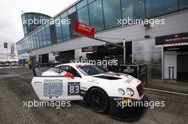 #83 BENTLEY TEAM HTP (DEU) BENTLEY CONTINENTAL GT3 OLIVIER LOMBARD (FRA) JULES SZYMKOWIAK (NDL) 05-06.04.2015 Blancpain Sprint Series, Round 1, Nogaro, Frannce, Coupes De Paques, France