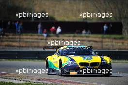 #0 BMW SPORTS TROPHY TEAM BRASIL (BRA) BMW Z4 GT3 RICARDO SPERAFICO (BRA) RODRIGO SPERAFICO (BRA) 05-06.04.2015 Blancpain Sprint Series, Round 1, Nogaro, Frannce, Coupes De Paques, France