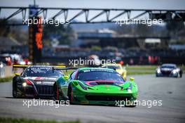 #333 RINALDI RACING (DEU) FERRARI 458 ITALIA GT3 MARCO SEEFRIED (DEU) NORBERT SIEDLER (AUT) 05-06.04.2015 Blancpain Sprint Series, Round 1, Nogaro, Frannce, Coupes De Paques, France