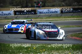 #74 ISR (CZE) AUDI R8 LMS ULTRA THOMAS FORDBACH (DNK)ANDERS FJORDBACH (DNK) 05-06.04.2015 Blancpain Sprint Series, Round 1, Nogaro, Frannce, Coupes De Paques, France