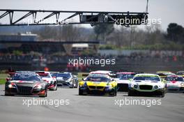 #3 BELGIAN AUDI CLUB TEAM WRT (BEL) AUDI R8 LMS ULTRA GT3 STEPHANE ORTELLI (MCO) STEPHANE RICHELMI (MCO) 05-06.04.2015 Blancpain Sprint Series, Round 1, Nogaro, Frannce, Coupes De Paques, France