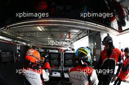 #4 BELGIAN AUDI CLUB TEAM WRT (BEL) AUDI R8 LMS ULTRA GT3 JAMES NASH  (USA) WITH CHRISTOPHER MIES 05-06.04.2015 Blancpain Sprint Series, Round 1, Nogaro, Frannce, Coupes De Paques, France