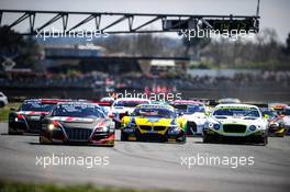 #3 BELGIAN AUDI CLUB TEAM WRT (BEL) AUDI R8 LMS ULTRA GT3 STEPHANE ORTELLI (MCO) STEPHANE RICHELMI (MCO) 05-06.04.2015 Blancpain Sprint Series, Round 1, Nogaro, Frannce, Coupes De Paques, France