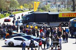 HYPERCAR AMBIANCE 05-06.04.2015 Blancpain Sprint Series, Round 1, Nogaro, Frannce, Coupes De Paques, France