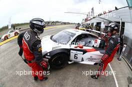 #6 PHOENIX RACING (DEU) AUDI R8 LMS ULTRA GT3 MARKUS WINKELHOCK (DEU) NIKI MAYR MEINHOF (AUT) 05-06.04.2015 Blancpain Sprint Series, Round 1, Nogaro, Frannce, Coupes De Paques, France