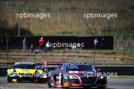 #3 BELGIAN AUDI CLUB TEAM WRT (BEL) AUDI R8 LMS ULTRA GT3 STEPHANE ORTELLI (MCO) STEPHANE RICHELMI (MCO) 05-06.04.2015 Blancpain Sprint Series, Round 1, Nogaro, Frannce, Coupes De Paques, France