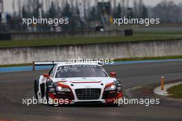 #6 PHOENIX RACING (DEU) AUDI R8 LMS ULTRA GT3 MARKUS WINKELHOCK (DEU) NIKI MAYR MEINHOF (AUT) 05-06.04.2015 Blancpain Sprint Series, Round 1, Nogaro, Frannce, Coupes De Paques, France