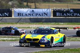 #77 BMW SPORTS TROPHY TEAM BRASIL (BRA) BMW Z4 GT3 MAXIME MARTIN (BEL) DIRK MULLER (DEU) 05-06.04.2015 Blancpain Sprint Series, Round 1, Nogaro, Frannce, Coupes De Paques, France