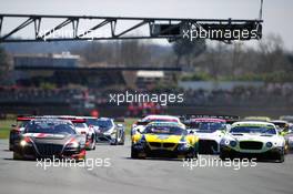 #3 BELGIAN AUDI CLUB TEAM WRT (BEL) AUDI R8 LMS ULTRA GT3 STEPHANE ORTELLI (MCO) STEPHANE RICHELMI (MCO) 05-06.04.2015 Blancpain Sprint Series, Round 1, Nogaro, Frannce, Coupes De Paques, France