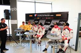 PRESS CONFERENCE 05-06.04.2015 Blancpain Sprint Series, Round 1, Nogaro, Frannce, Coupes De Paques, France