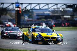 #0 BMW SPORTS TROPHY TEAM BRASIL (BRA) BMW Z4 GT3 MAXIME MARTIN (BEL) DIRK MULLER (DEU) 05-06.04.2015 Blancpain Sprint Series, Round 1, Nogaro, Frannce, Coupes De Paques, France