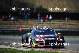 #2 BELGIAN AUDI CLUB TEAM WRT (BEL) AUDI R8 LMS ULTRA GT3 ENZO IDE (BEL) CHRISTOPHER MIES (NDL) 05-06.04.2015 Blancpain Sprint Series, Round 1, Nogaro, Frannce, Coupes De Paques, France