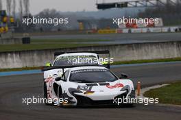 #54 ATTEMPTO RACING (DEU) MCLAREN 550 S GT3 YOSHIHARU MORI (JPN) PHILIPP WLAZIK (DEU) 05-06.04.2015 Blancpain Sprint Series, Round 1, Nogaro, Frannce, Coupes De Paques, France