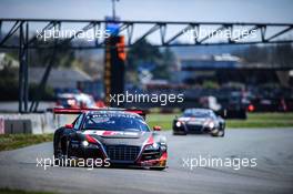 #3 BELGIAN AUDI CLUB TEAM WRT (BEL) AUDI R8 LMS ULTRA GT3 STEPHANE ORTELLI (MCO) STEPHANE RICHELMI (MCO) 05-06.04.2015 Blancpain Sprint Series, Round 1, Nogaro, Frannce, Coupes De Paques, France