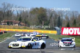 #84 BENTLEY TEAM HTP (DEU) BENTLEY CONTINENTAL GT3 MAXIMILAN BUHK (DEU) VINCENT ABRIL (FRA) 05-06.04.2015 Blancpain Sprint Series, Round 1, Nogaro, Frannce, Coupes De Paques, France