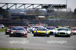 #3 BELGIAN AUDI CLUB TEAM WRT (BEL) AUDI R8 LMS ULTRA GT3 STEPHANE ORTELLI (MCO) STEPHANE RICHELMI (MCO) 05-06.04.2015 Blancpain Sprint Series, Round 1, Nogaro, Frannce, Coupes De Paques, France