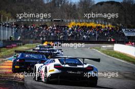 #54 ATTEMPTO RACING (DEU) MCLAREN 550 S GT3 YOSHIHARU MORI (JPN) PHILIPP WLAZIK (DEU) 05-06.04.2015 Blancpain Sprint Series, Round 1, Nogaro, Frannce, Coupes De Paques, France