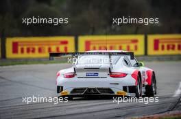 #911 FACH AUTO RACING (CHE) PORSCHE 997 GT3 R MARCEL WAGNER (CHE) MARTIN RAGGINGER (AUT) 05-06.04.2015 Blancpain Sprint Series, Round 1, Nogaro, Frannce, Coupes De Paques, France
