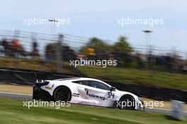#54 ATTEMPTO RACING (DEU) MCLAREN 550 S GT3 FABIEN THUNER (CHE) PHILIPP WLAZIK (DEU) 10.05.2015. Blancpain Sprint Series, Rd 2, Brands Hatch, England. Sunday.