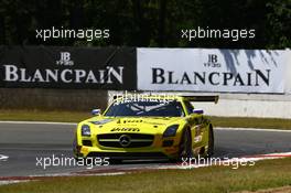 #70 GT RUSSIAN TEAM (RUS) MERCEDES SLS AMG GT3 ALEXEI KARACHEV (RUS) BERND SCHNEIDER (DEU) 06.06.2015. Blancpain Sprint Series, Rd 3, Zolder, Belgium, Saturday.