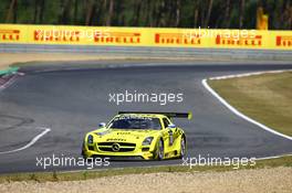 #70 GT RUSSIAN TEAM (RUS) MERCEDES SLS AMG GT3 ALEXEI KARACHEV (RUS) BERND SCHNEIDER (DEU) 07.06.2015. Blancpain Sprint Series, Rd 3, Zolder, Belgium, Sunday.