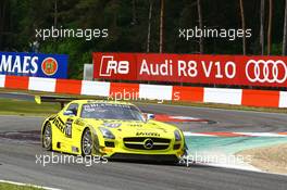 #70 GT RUSSIAN TEAM (RUS) MERCEDES SLS AMG GT3 ALEXEI KARACHEV (RUS) BERND SCHNEIDER (DEU) 06.06.2015. Blancpain Sprint Series, Rd 3, Zolder, Belgium, Saturday.