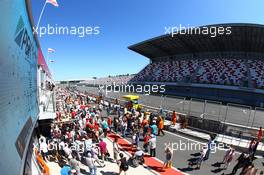 AMBIANCE PITLANE 04.05.2015. Blancpain Sprint Series, Rd 4, Moscow, Russia, Saturday.