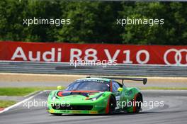 #333 RINALDI RACING (DEU) FERRARI 458 ITALIA GT3 MARCO SEEFRIED (DEU) NORBERT SIEDLER (AUT) 03.05.2015. Blancpain Sprint Series, Rd 4, Moscow, Russia, Friday.