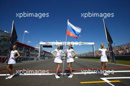 GRID GIRLS 04.05.2015. Blancpain Sprint Series, Rd 4, Moscow, Russia, Saturday.