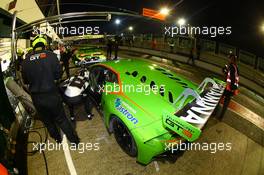 #19 GRT GRASSER RACING TEAM (AUT) LAMBORGHINI HURACAN GT3 JEROEN MUL (NLD) ALBERTO DI FOLCO (ITA) 02-04.10.2015. Blancpain Sprint Series, Rd 6, Misano, Italy.