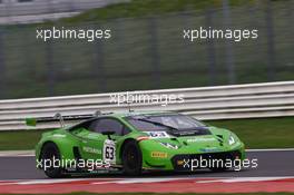 #63 GRT GRASSER RACING TEAM (AUT) LAMBORGHINI HURACAN GT3 MIRKO BORTOLOTTI (ITA) PATRICK KUJALA (SPA) 02-04.10.2015. Blancpain Sprint Series, Rd 6, Misano, Italy.