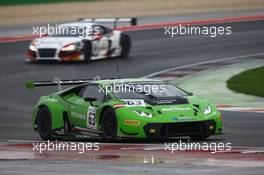 #63 GRT GRASSER RACING TEAM (AUT) LAMBORGHINI HURACAN GT3 MIRKO BORTOLOTTI (ITA) PATRICK KUJALA (SPA) 02-04.10.2015. Blancpain Sprint Series, Rd 6, Misano, Italy.