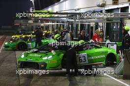 #63 GRT GRASSER RACING TEAM (AUT) LAMBORGHINI HURACAN GT3 MIRKO BORTOLOTTI (ITA) PATRICK KUJALA (FIN) 02-04.10.2015. Blancpain Sprint Series, Rd 6, Misano, Italy.