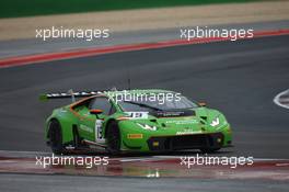 #19 GRT GRASSER RACING TEAM (AUT) LAMBORGHINI HURACAN GT3 JEROEN MUL (NLD) ALBERTO DI FOLCO (ITA) 02-04.10.2015. Blancpain Sprint Series, Rd 6, Misano, Italy.