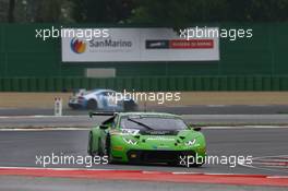 #63 GRT GRASSER RACING TEAM (AUT) LAMBORGHINI HURACAN GT3 MIRKO BORTOLOTTI (ITA) PATRICK KUJALA (SPA) 02-04.10.2015. Blancpain Sprint Series, Rd 6, Misano, Italy.