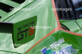 #63 GRT GRASSER RACING TEAM (AUT) LAMBORGHINI HURACAN GT3 MIRKO BORTOLOTTI (ITA) PATRICK KUJALA (FIN) 02-04.10.2015. Blancpain Sprint Series, Rd 6, Misano, Italy.