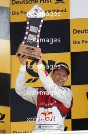 Podium, 2nd Mattias Ekstroem (SWE), Audi Sport Team Abt Sportsline, Audi A5 DTM 31.05.2015, DTM Round 2, Lausitzring, Germany, Sunday, Race 2.